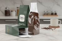 Close-up of Vitality Mushroom Coffee ground 