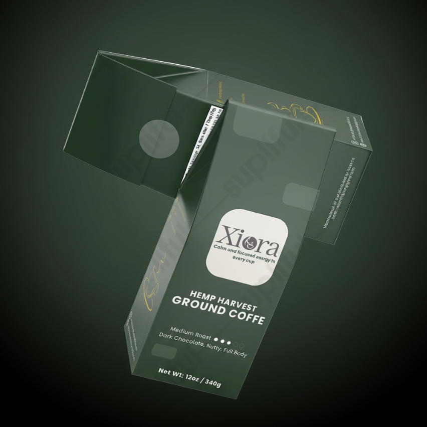 Close-up of Vitality Mushroom Coffee ground 