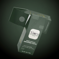 Close-up of Vitality Mushroom Coffee ground 