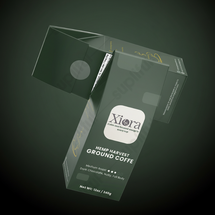 Close-up of Vitality Mushroom Coffee ground 